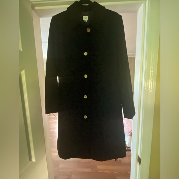 Black Wool J Crew Jacket - Picture 1 of 7